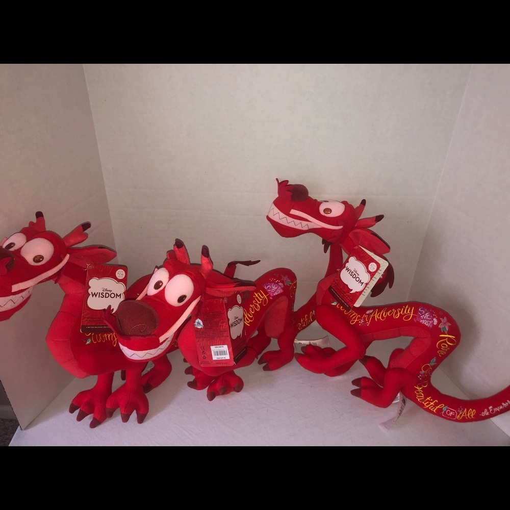 Disney Wisdom Memories Plush Mushu Mulan February